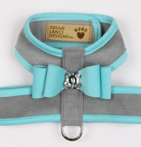 Platinum - Tiffi Blue Trim w/ Tiffi Blue Big Bow